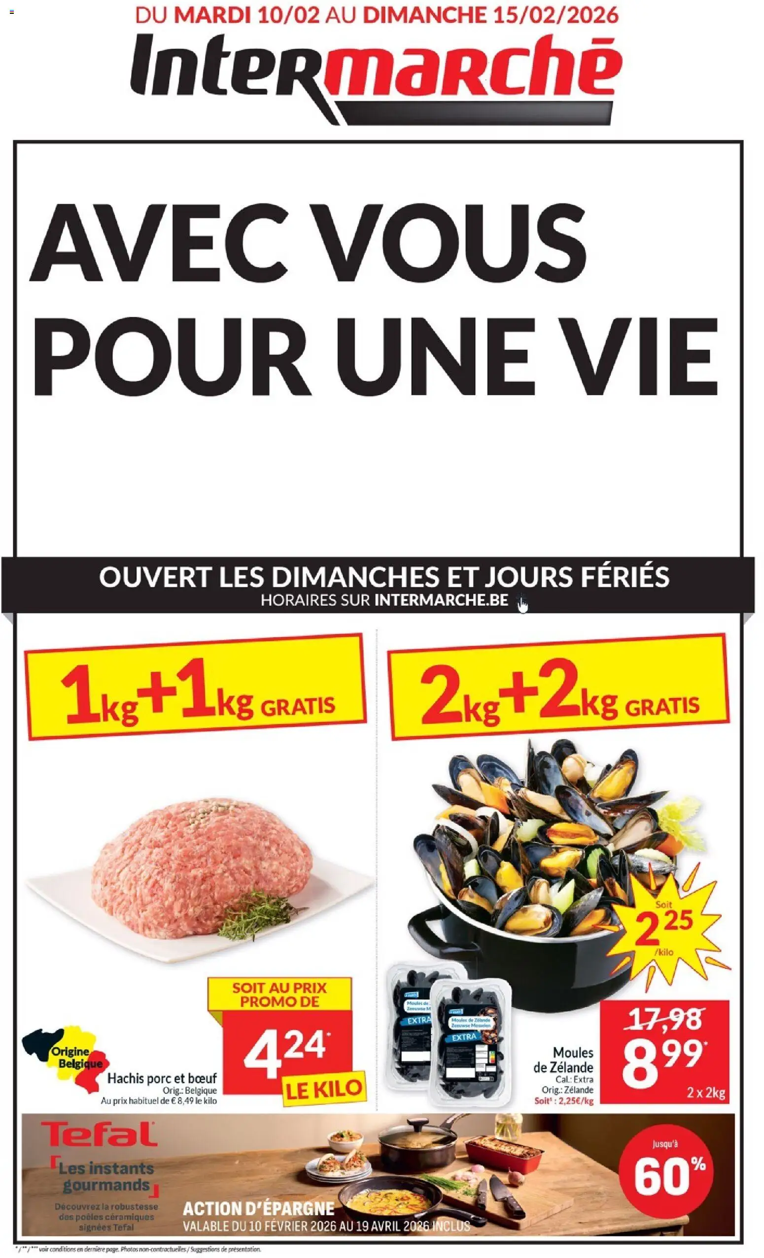 Voorbeeld van Folder de la semaine 7 van winkel Intermarché geldig vanaf 10/02/2026