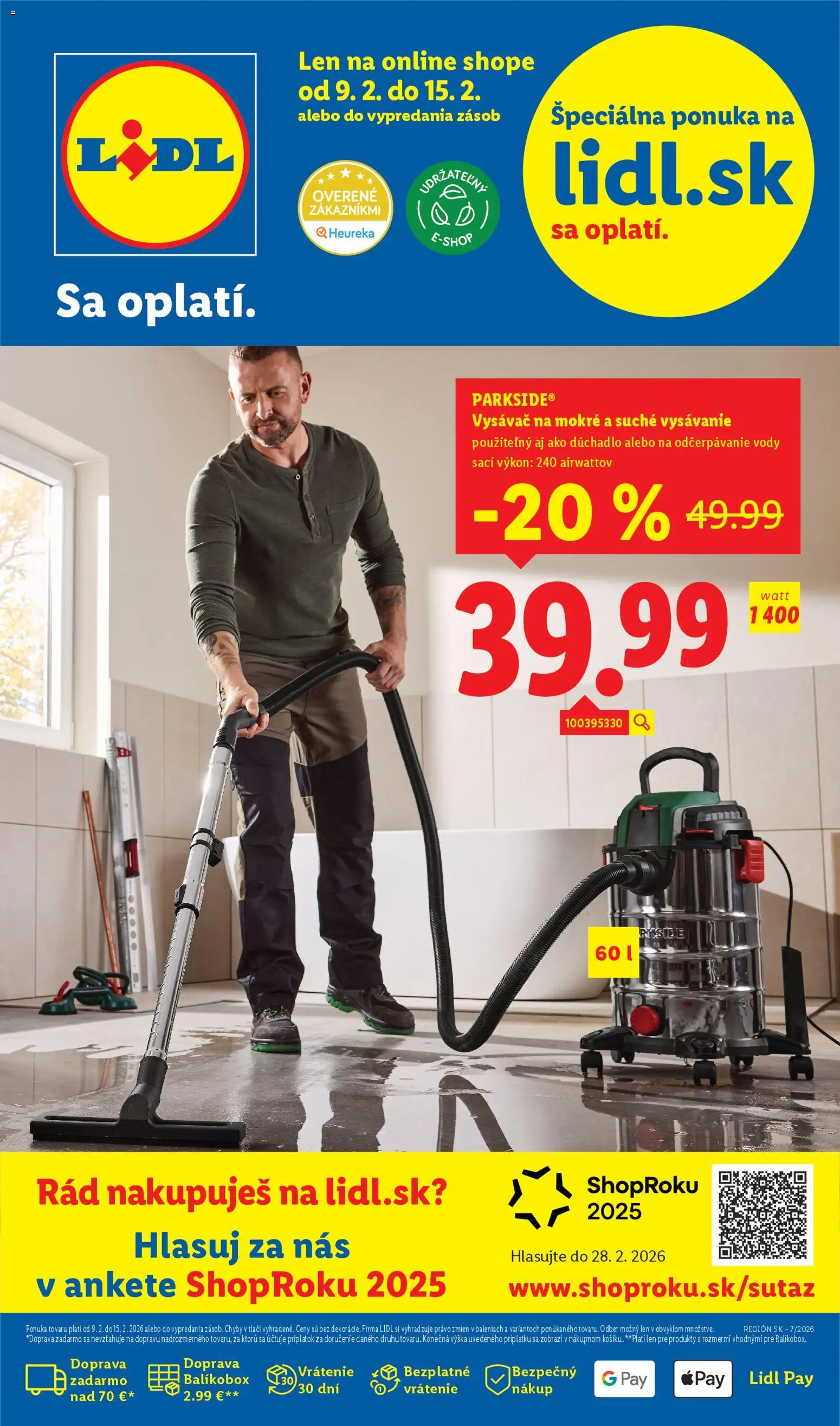 Náhľad Lidl letáku platného od 09.02.2026