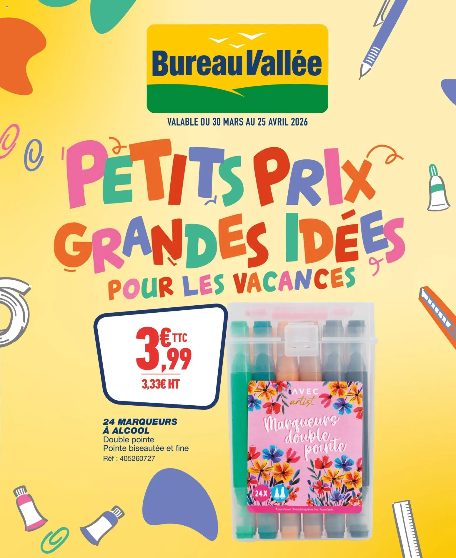 Prévisualisation de Bureau Vallée catalogue du magasin Bureau Vallée formulaire valide 30/03/2026