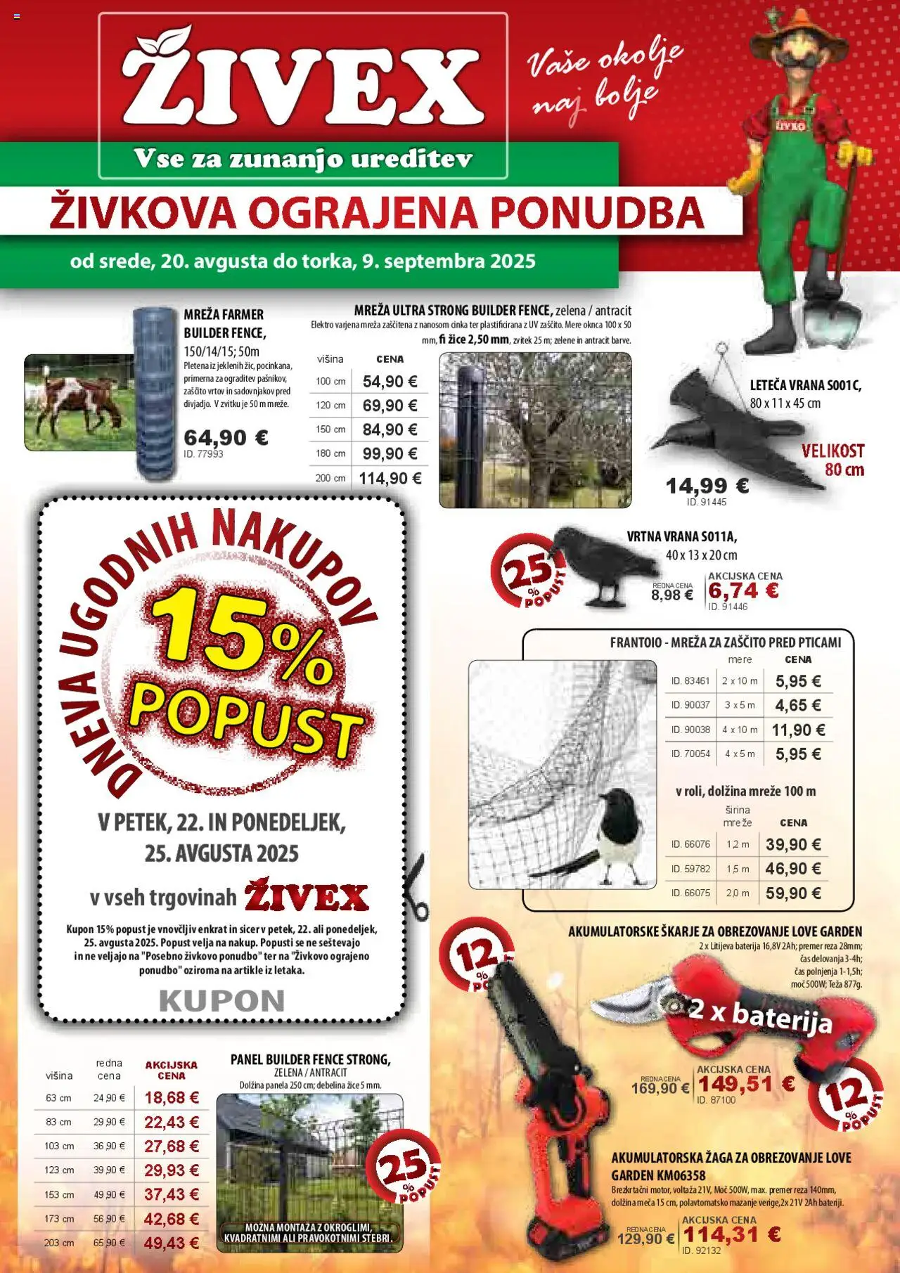 Živex Katalog od 20.08.2025 - aktualna ponudba - stran 1