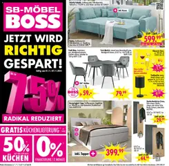 Vorschau von dem Prospekt des Geschäftes SB Möbel Boss, gültig ab dem 01.11.2025