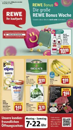 Vorschau von dem Prospekt des Geschäftes Rewe, gültig ab dem 13.10.2025