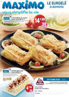 Prévisualisation de Catalogue du magasin Maximo formulaire valide 26/09/2025
