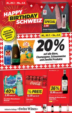 Vorschau des Merkblatts Aktionen vom Shop Denner gültig von 29.07.2025 bis 04.08.2025