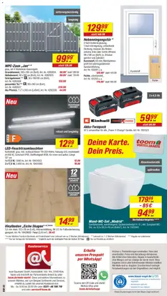 Vorschau von dem Prospekt des Geschäftes Toom Baumarkt, gültig ab dem 01.11.2025 | Seite: 16