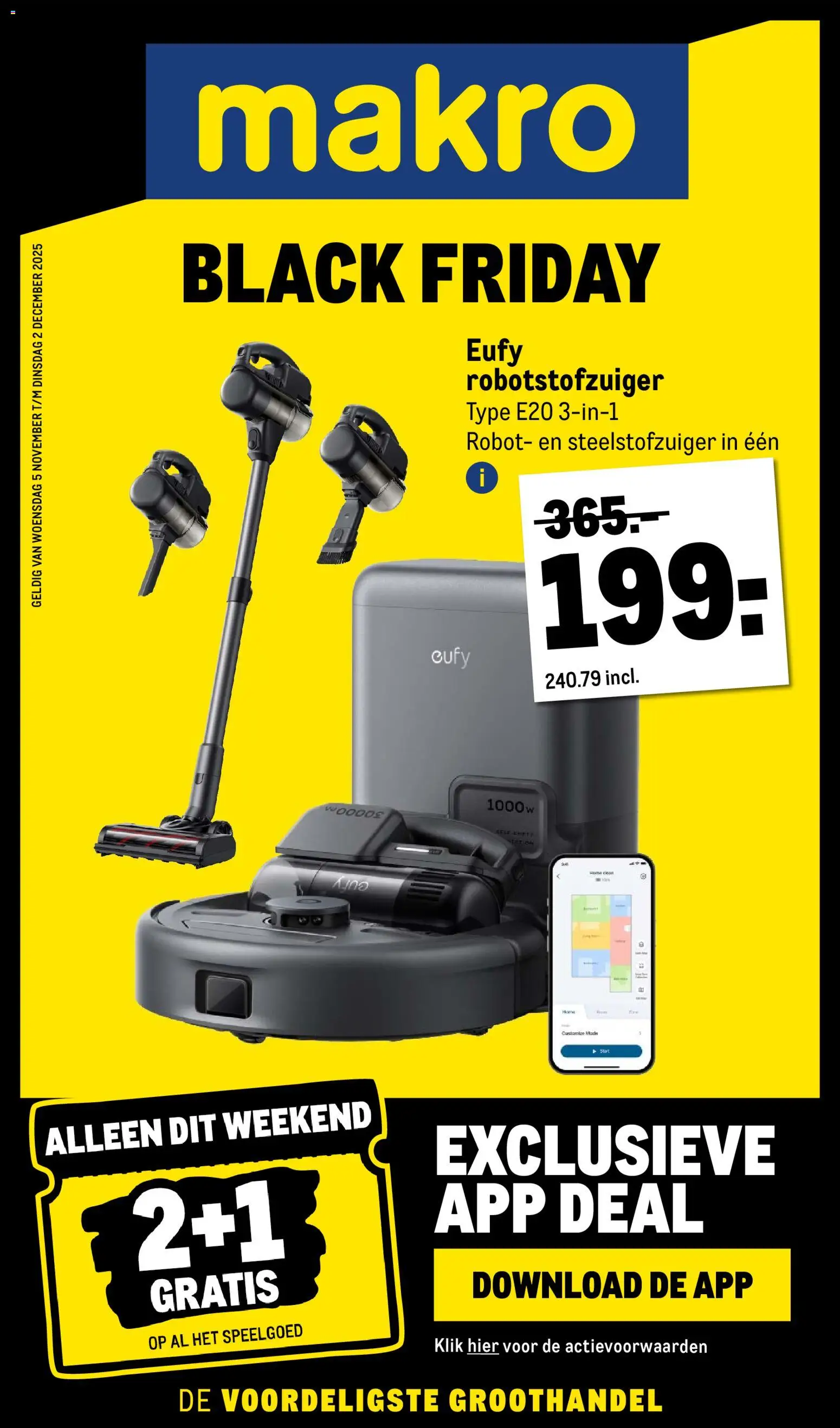 Voorbeeld van Black Friday van winkel Makro geldig vanaf 05-11-2025