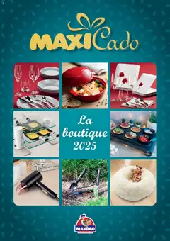Prévisualisation de La boutique Maxicado 2025 du magasin Maximo formulaire valide 01/01/2025