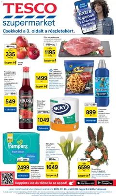 Tesco - Szupermarket akciós újság megtekintése, amely érvényes 2026.02.26.-től