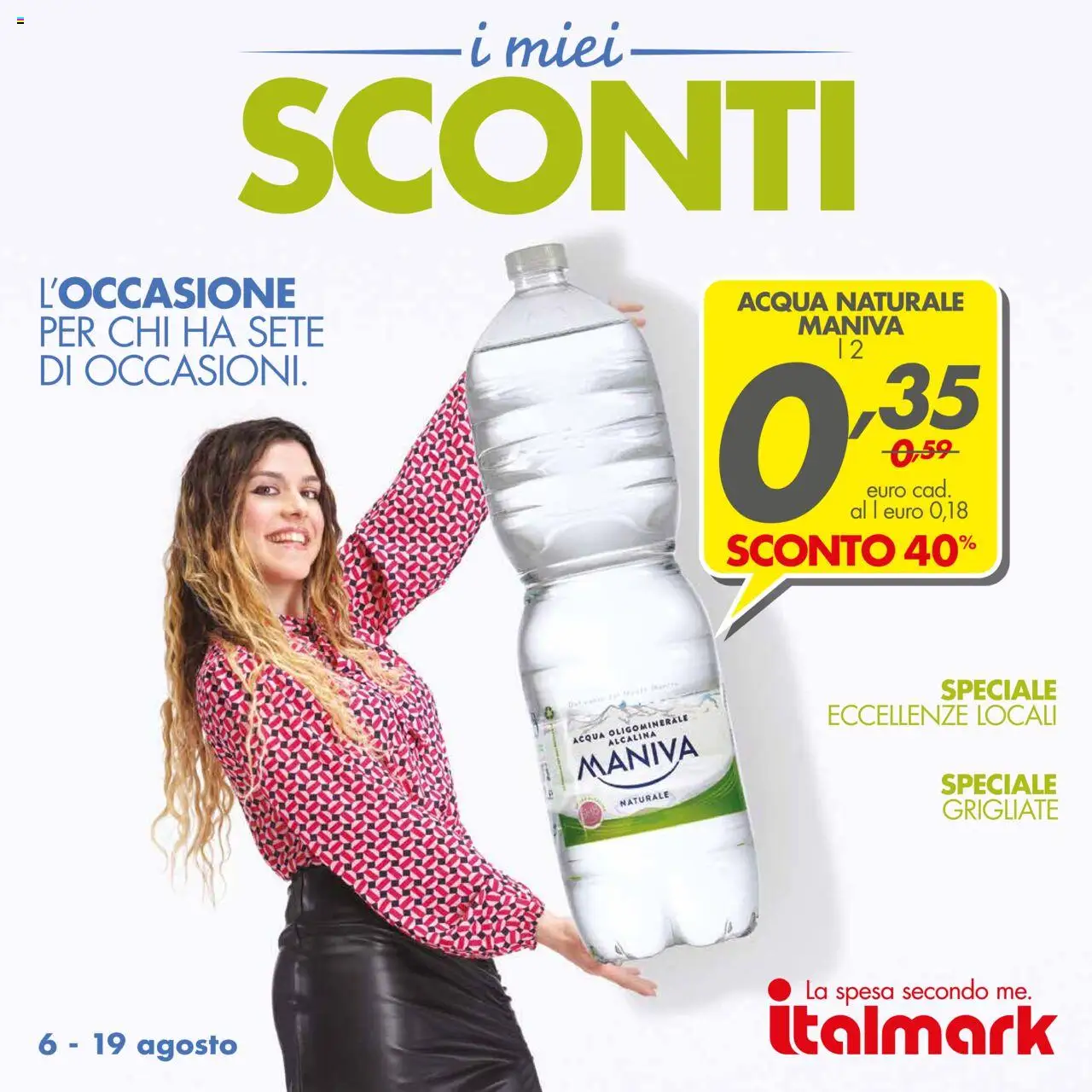 Volantino Italmark valido da 06/08/2025 numero di pagina 1