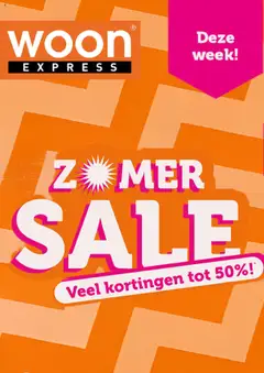 Voorbeeld van Folder van winkel Woonexpress geldig vanaf 14-07-2025