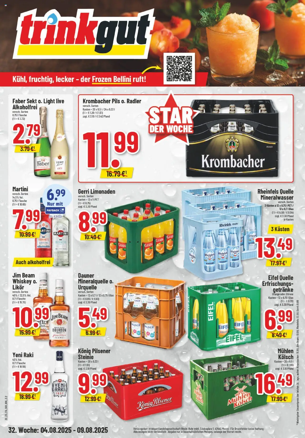 Trinkgut Prospekt ab 04.08.2025 > Angebote ab Montag
