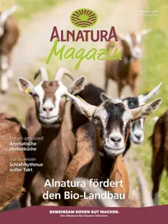 Vorschau von dem Prospekt des Geschäftes Alnatura, gültig ab dem 01.10.2025