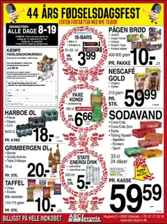 Eksempel på tilbudsavis Videbæk fra butik Abc Lavpris gyldig fra 10/09/2025