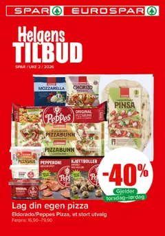 Forhåndsvis Helgens Tilbud fra butikk Spar gyldig fra 08/01/2026