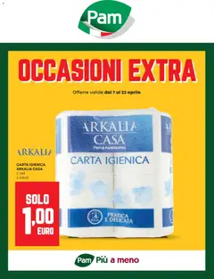 Anteprima dell'opuscolo PAM volantino Occasioni Extra dal negozio PAM valido da 07/04/2026
