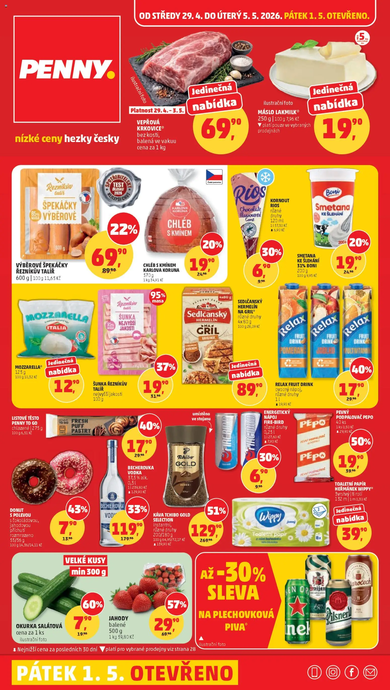 Náhled nabídky: Penny Market Penny Market leták platný od 29.04.2026