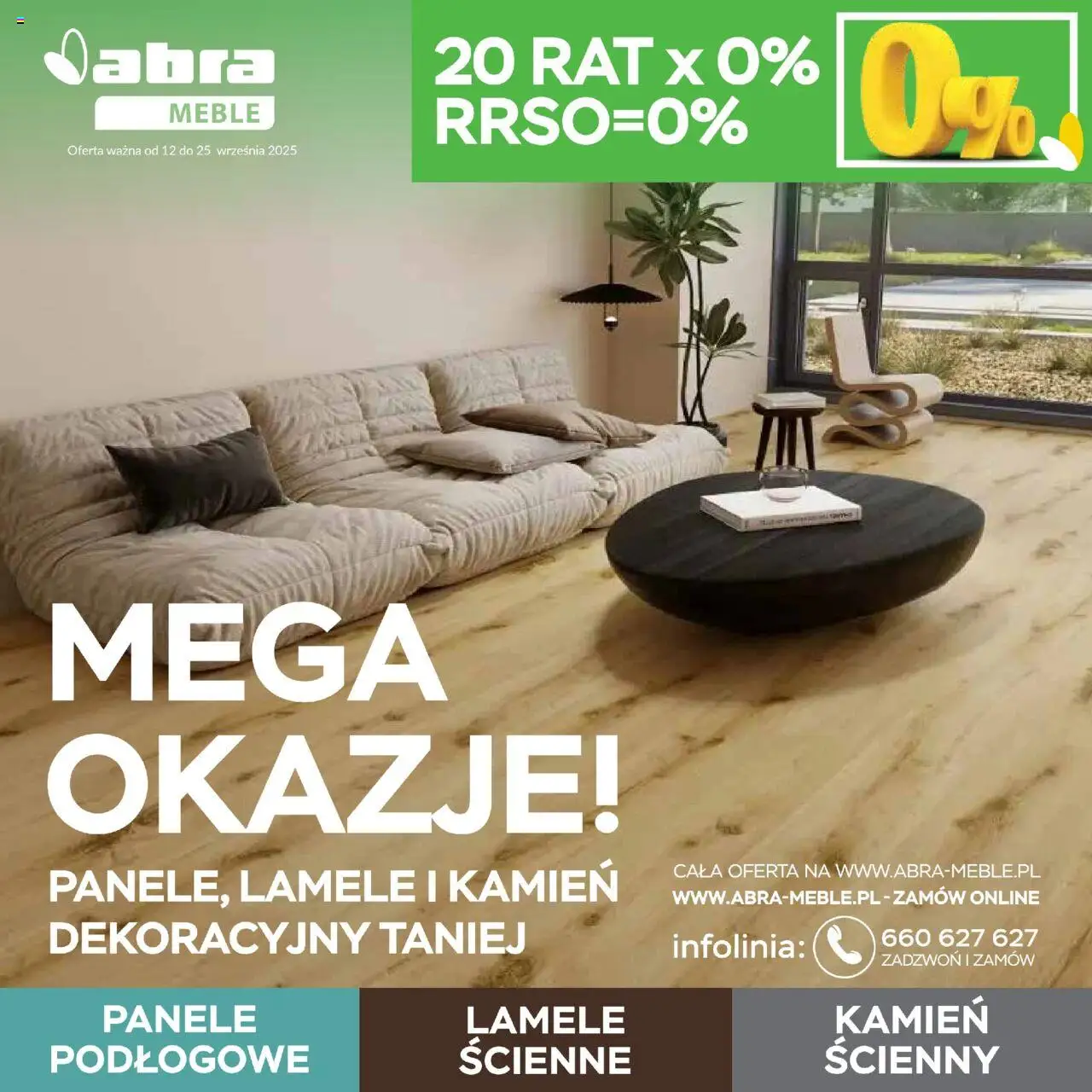 Abra meble Gazetka od 12.09.2025 - Nowa Gazetka - Numer strony 1