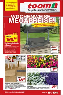 Vorschau von dem Prospekt des Geschäftes Toom Baumarkt, gültig ab dem 03.04.2026