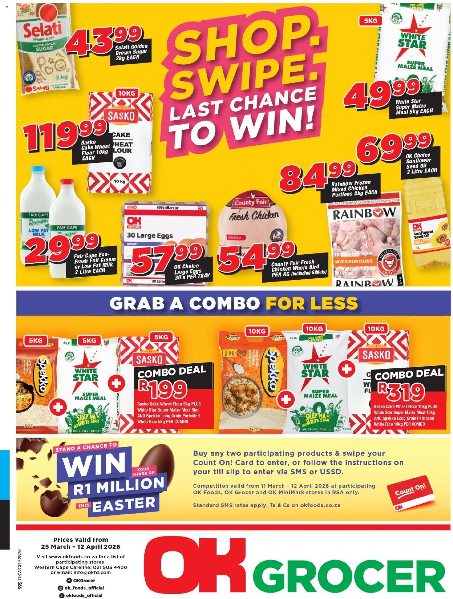 Preview of OK Foods flyer valid from 25/03/2026