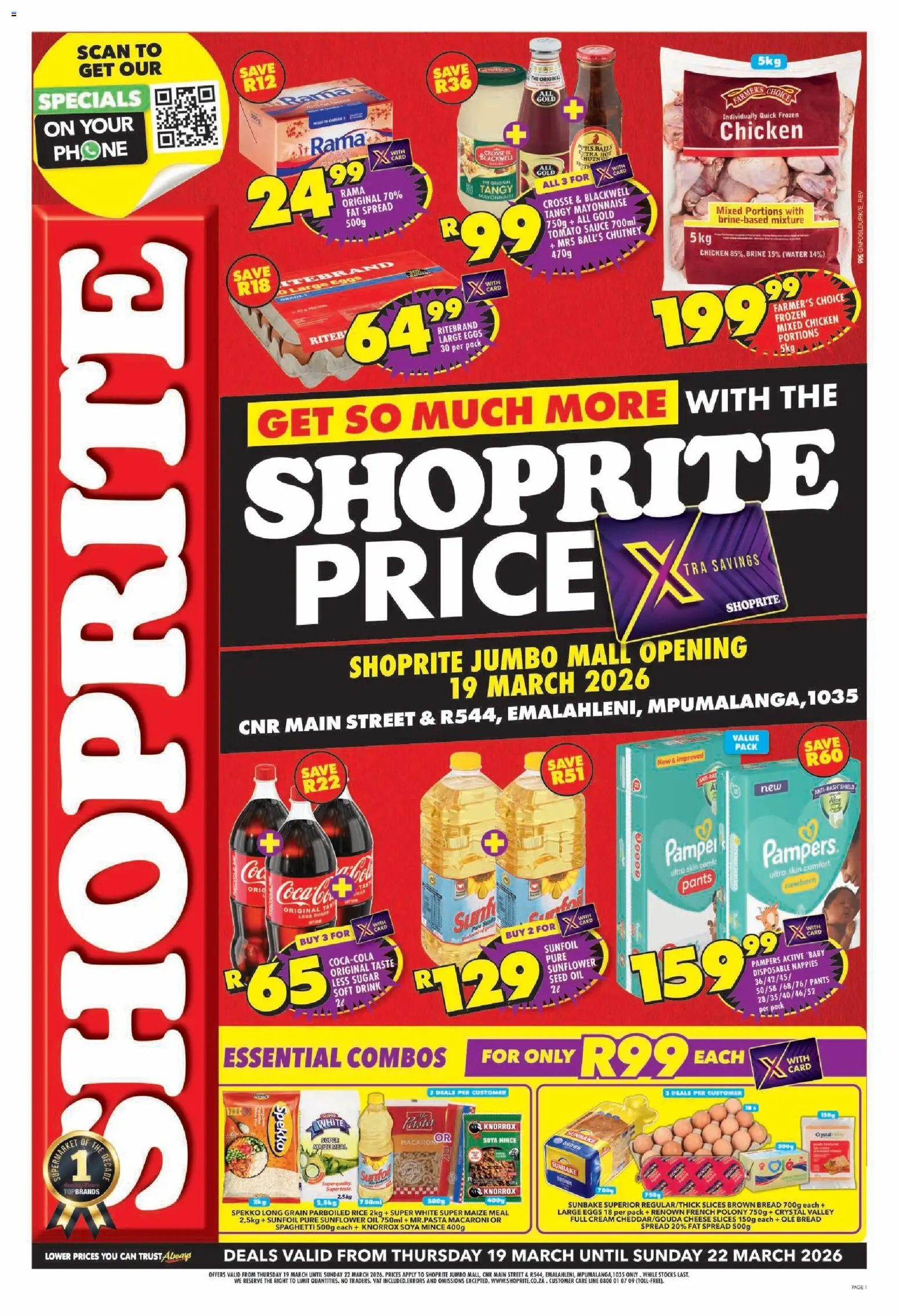 Preview of Shoprite flyer valid from 19/03/2026