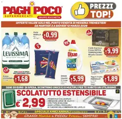 Anteprima dell'opuscolo Paghi Poco volantino Messina Tremestieri dal negozio Paghi Poco valido da 03/03/2026