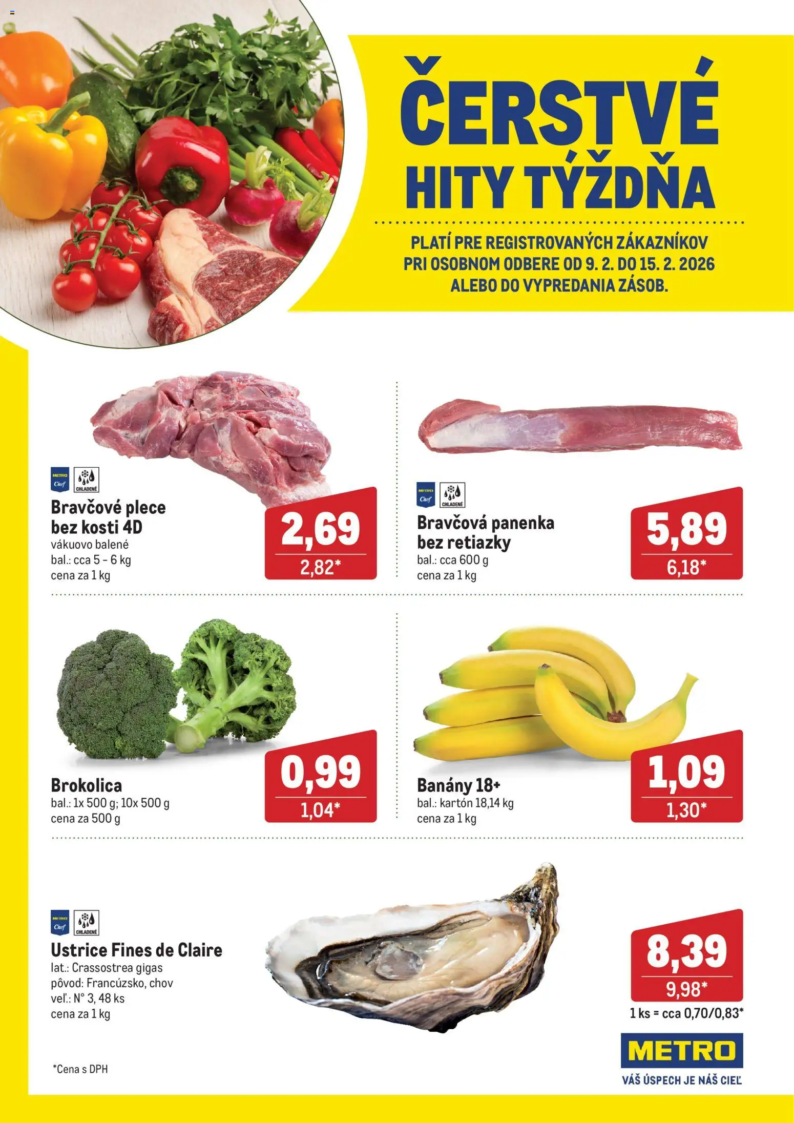 Náhľad Metro letáku platného od 09.02.2026