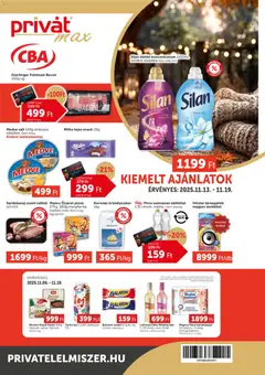 PRIVÁT - Aktuális szórólap MAX megtekintése, amely érvényes 2025.11.13.-től