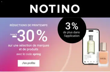 Prévisualisation de Notino du magasin Offres formulaire valide 23/03/2026