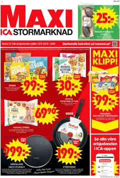 Förhandsgranska reklamblad Nacka från butik ICA Maxi gäller från 17/11/2025