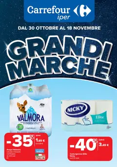 Anteprima dell'opuscolo Volantino Iper Grandi Marche - Torino dal negozio Carrefour valido da 30/10/2025