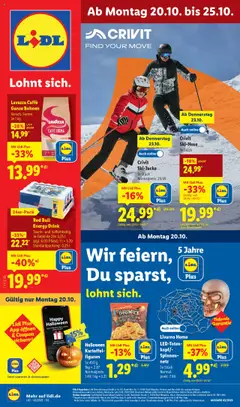 Vorschau von dem Prospekt des Geschäftes Lidl, gültig ab dem 20.10.2025