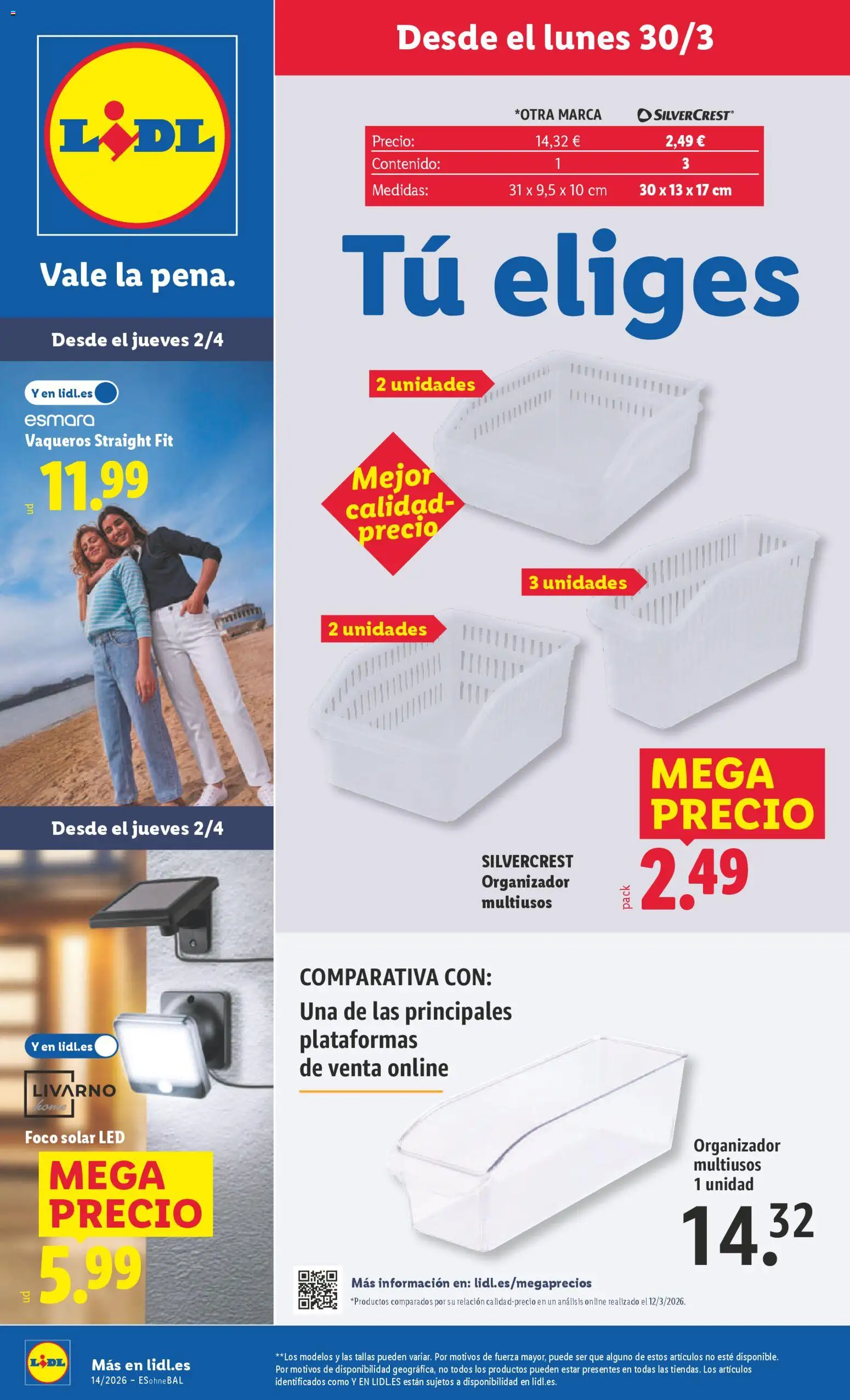 Vista previa del folleto de la tienda Lidl válido desde el 30/03/2026 