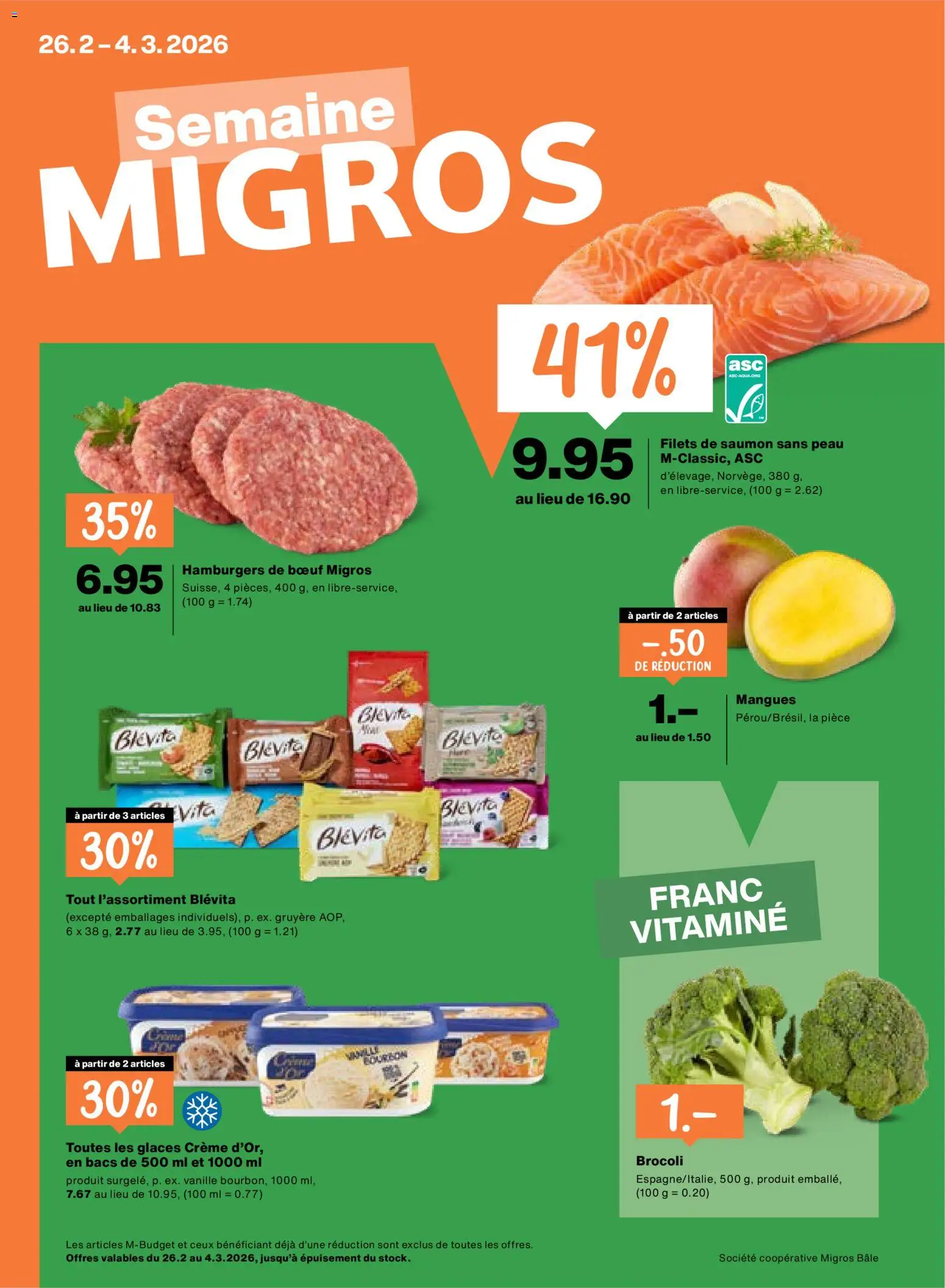 Vorschau des Merkblatts Aktionen FR vom Shop Migros gültig von 26.02.2026 bis 04.03.2026