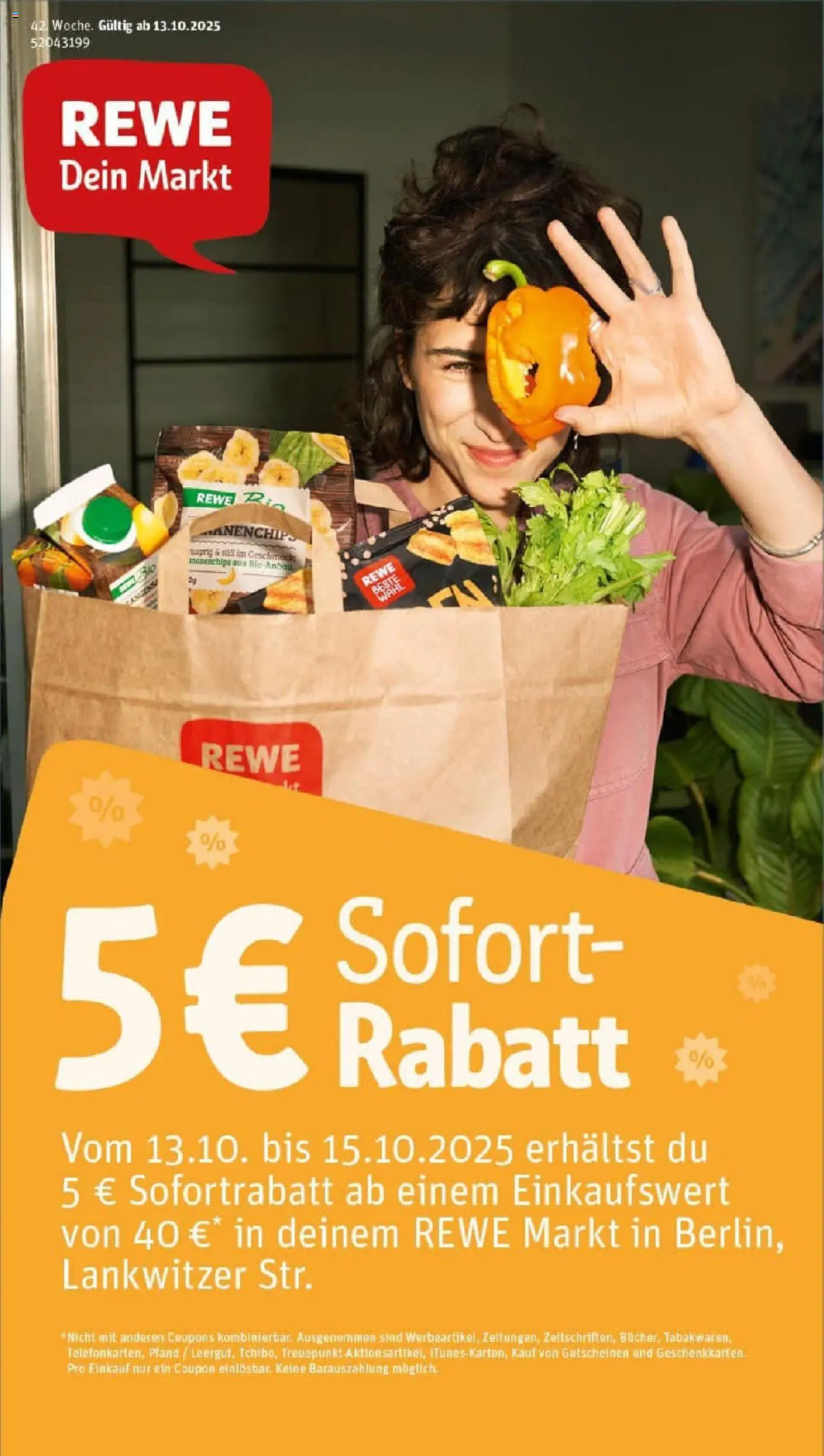 REWE Prospekt ab 13.10.2025 nächste Woche - Prospekt Berlin / Lichterfelde	