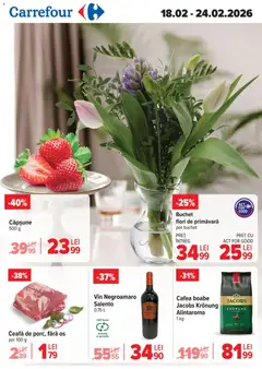 Previzualizarea de cataloage: Carrefour Catalog nou valabil de la 18.02.2026