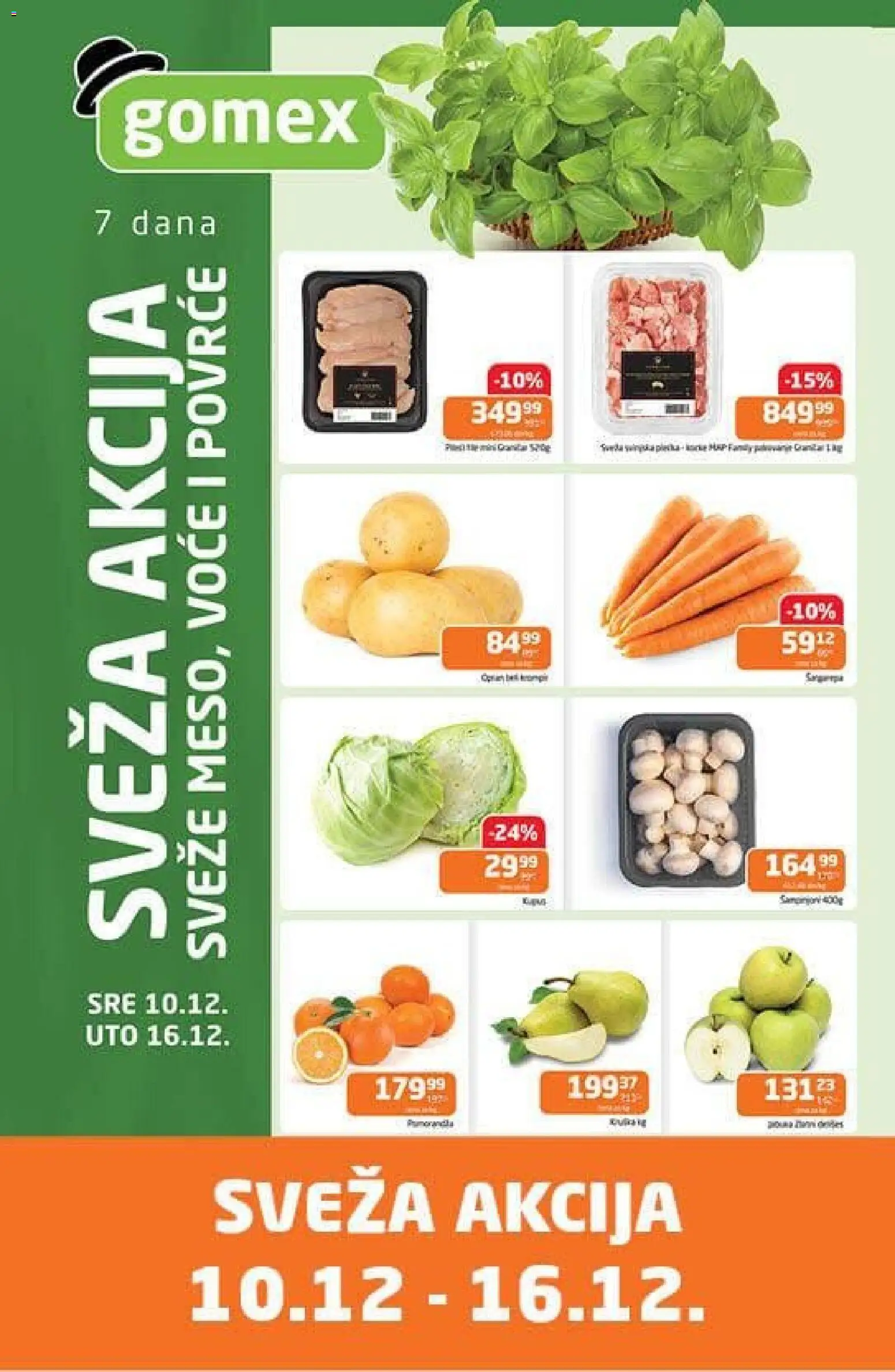 Pregled Gomex kataloga - važi od 10.12.2025