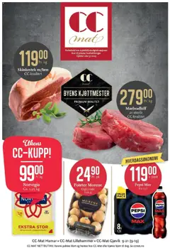 Forhåndsvis Kundeavis fra butikk CC Mat gyldig fra 08/09/2025