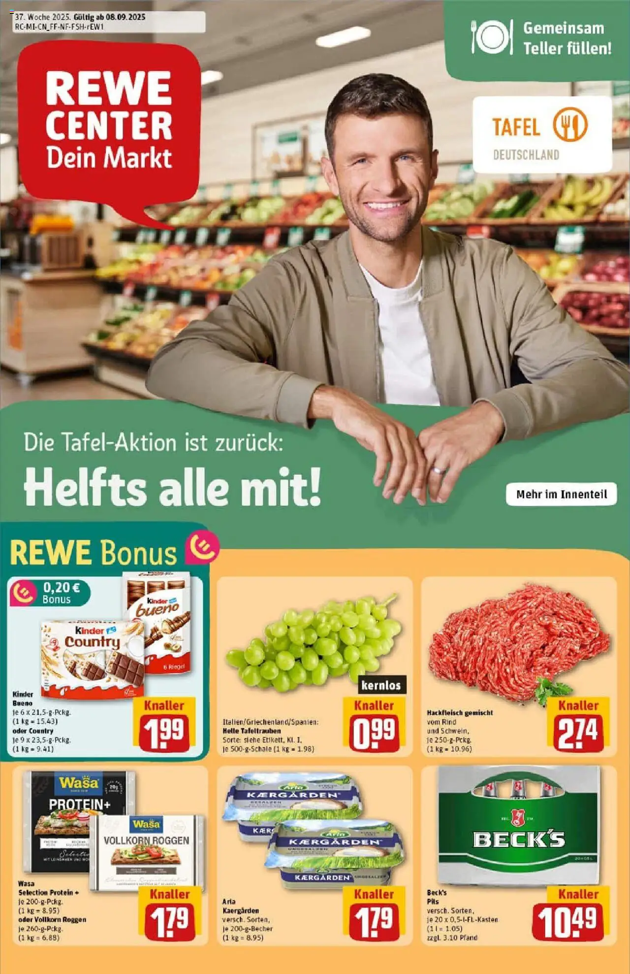 REWE Prospekt ab 07.09.2025 nächste Woche - Prospekt Friedrichsdorf	