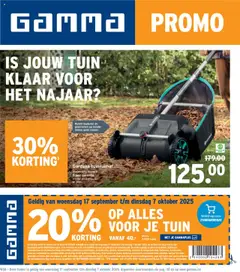 Voorbeeld van Folder van winkel GAMMA geldig vanaf 17/09/2025