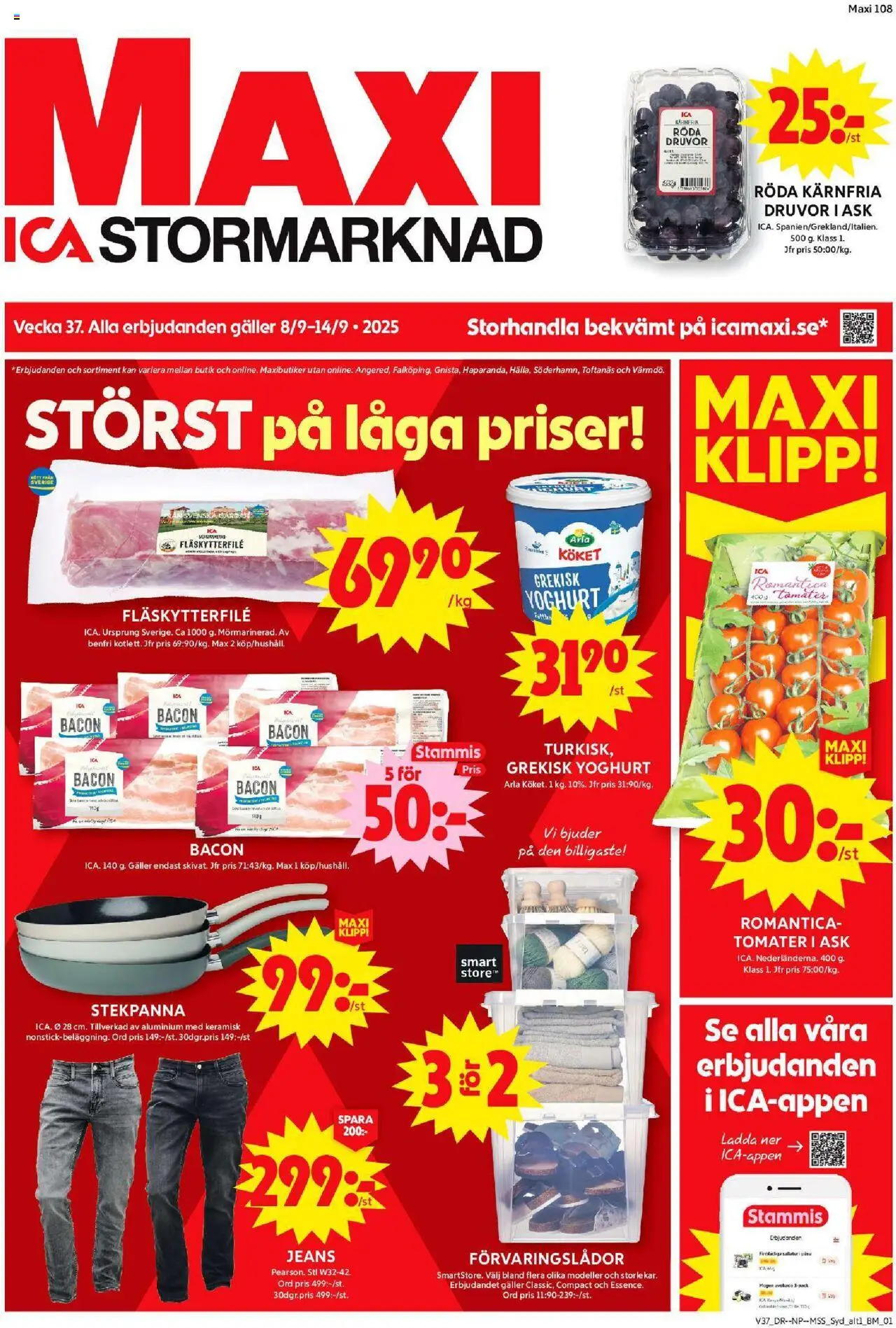 Löddeköpinge är giltig 08/09 2025 > Veckans Erbjudanden gäller från 08/09/2025 till 14/09/2025 sidnummer 1