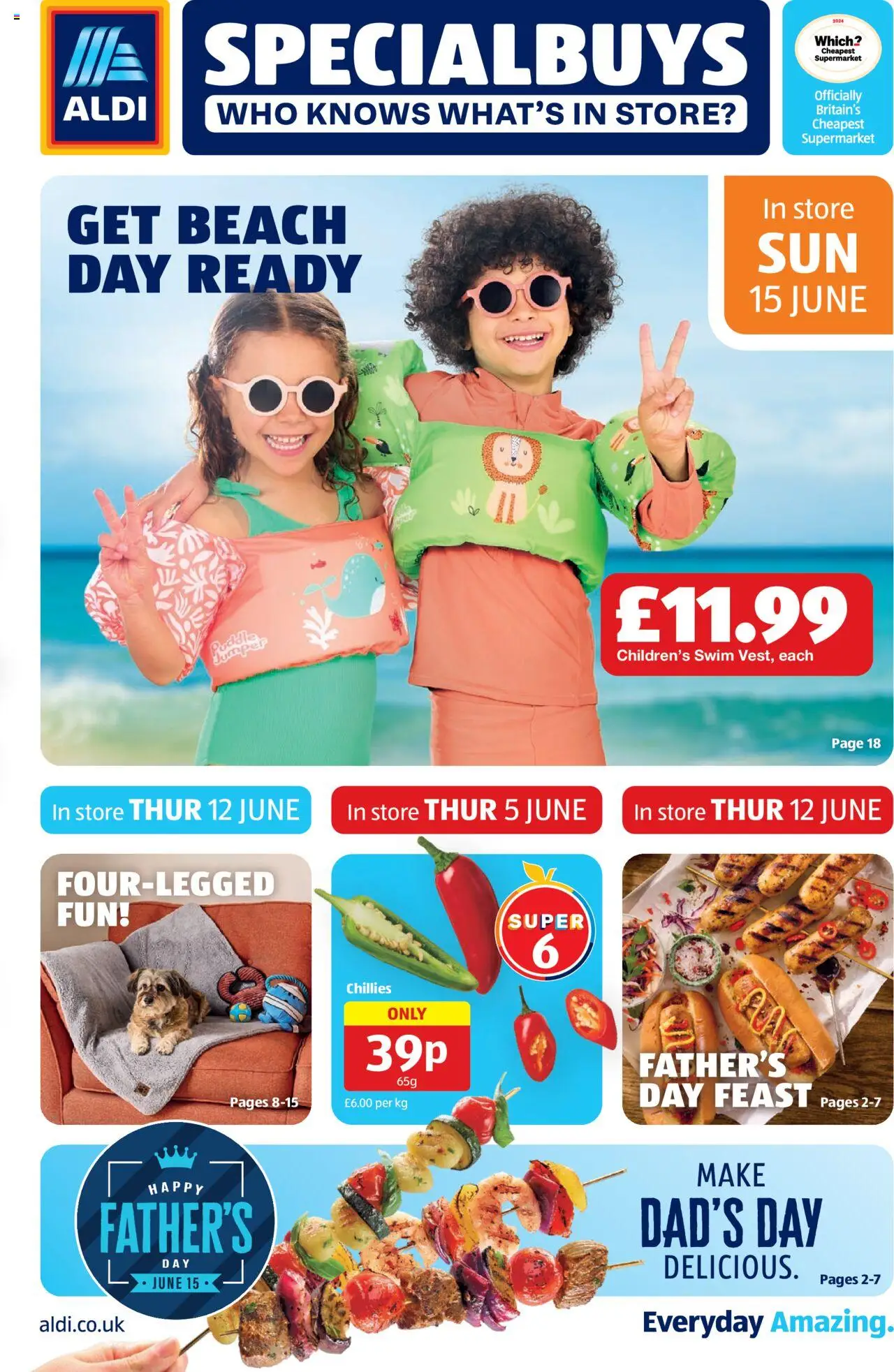 Aldi shop Weekly offers UK Specialbuys valid from 12/06/2025 - Page number 1