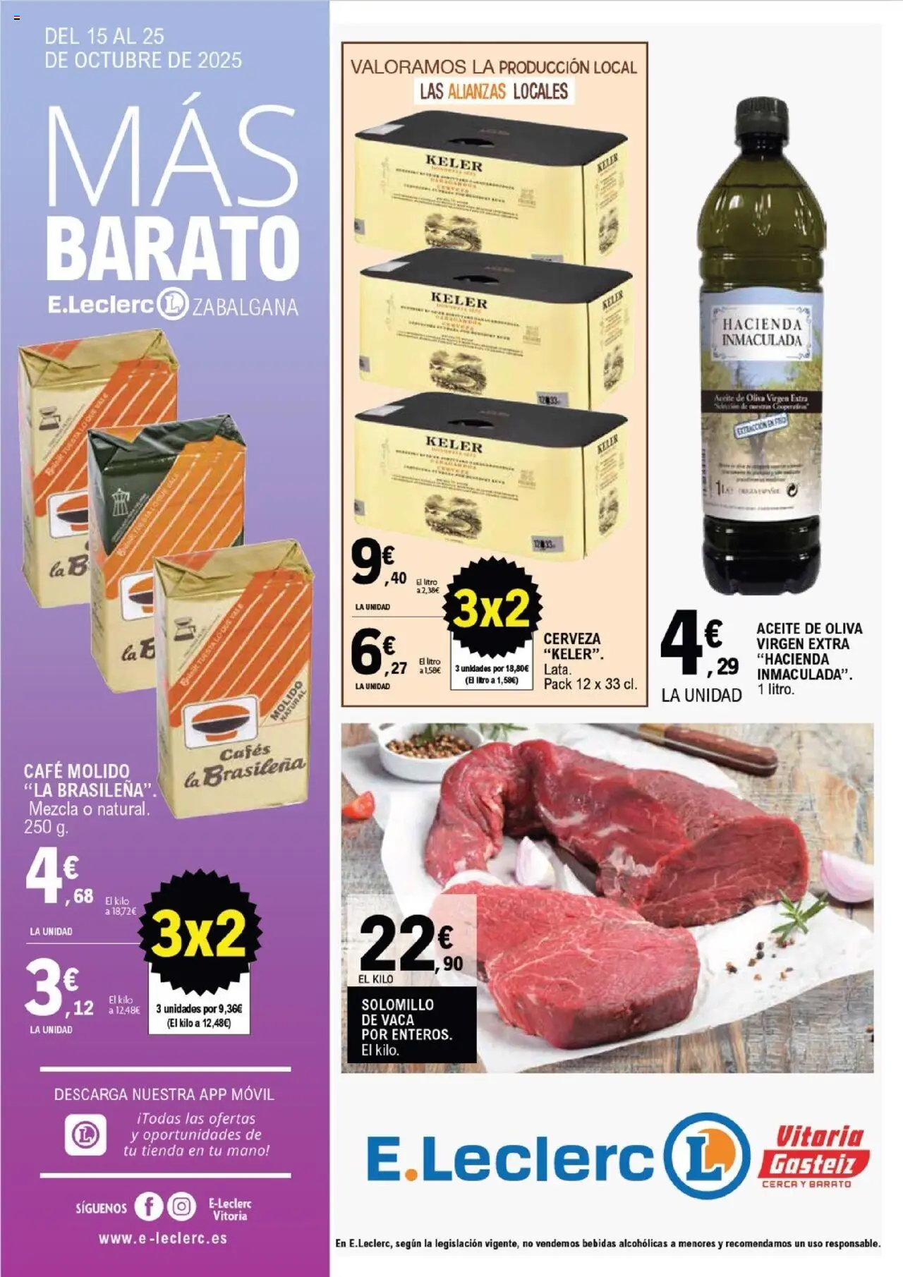 E.Leclerc Folleto > 15/10 - 25/10/2025 > Ofertas