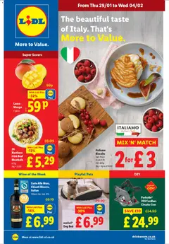 Preview of Lidl Italian week valid from 29/01/2026