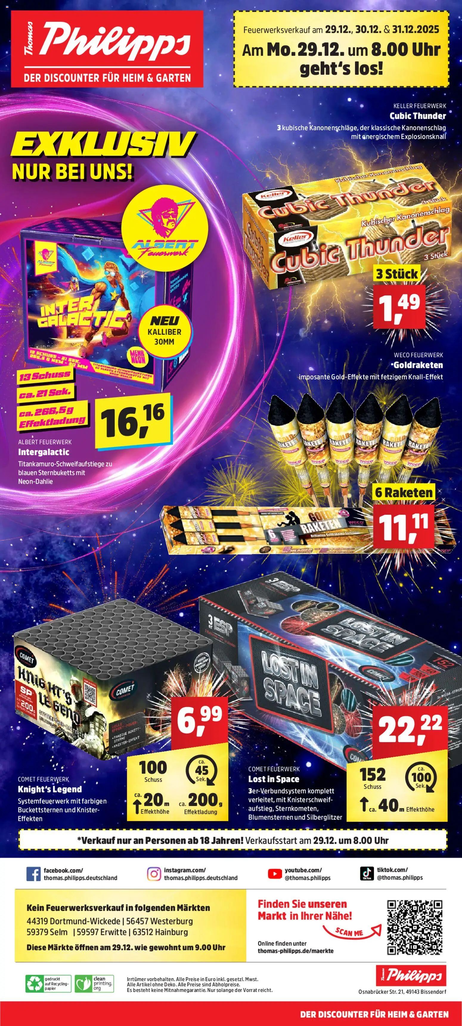 Vorschau von dem Prospekt des Geschäftes Thomas Philipps, gültig ab dem 29.12.2025