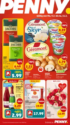 Vorschau von dem Prospekt des Geschäftes Penny, gültig ab dem 09.02.2026