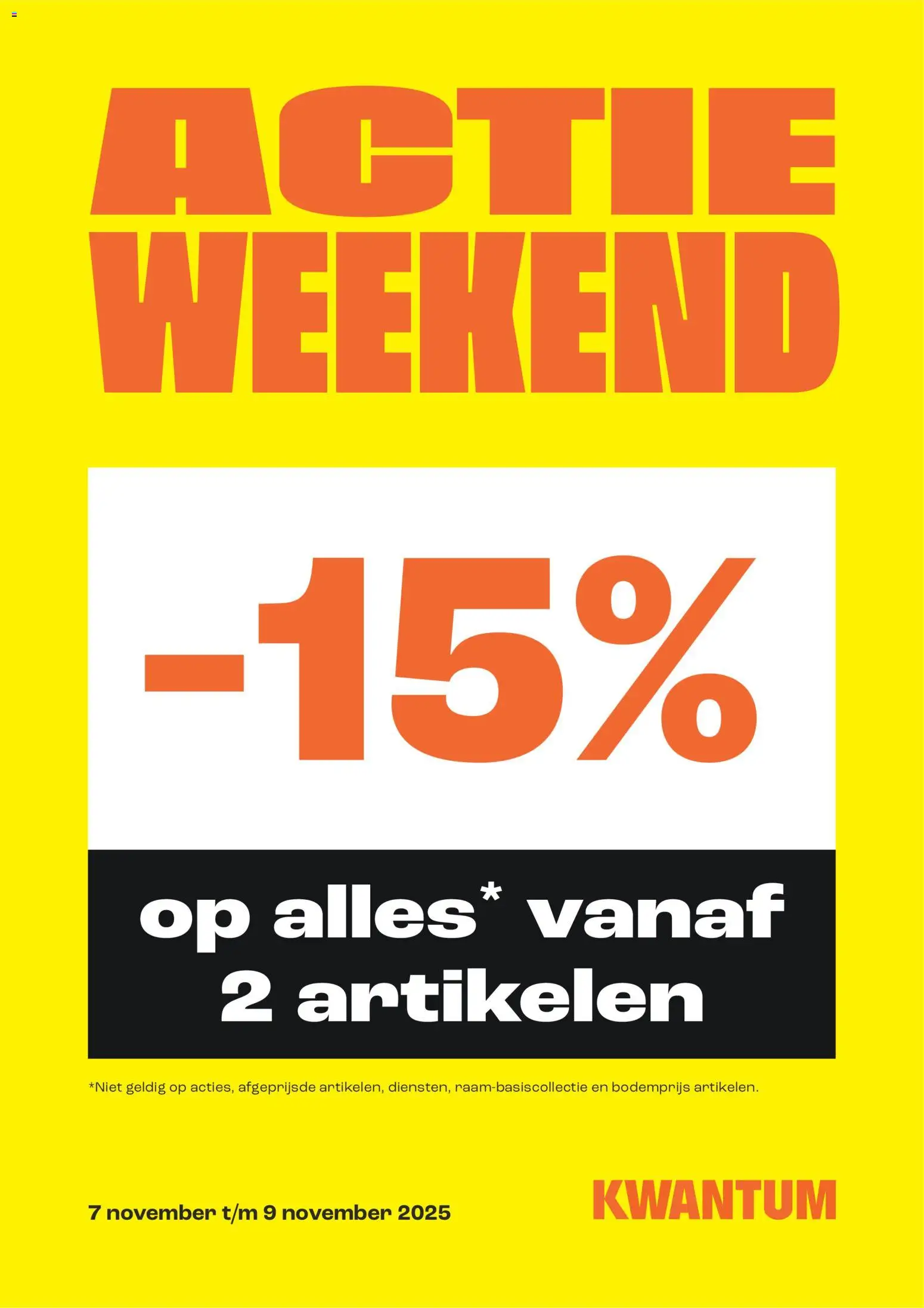 Voorbeeld van Folder van winkel Kwantum geldig vanaf 07-11-2025