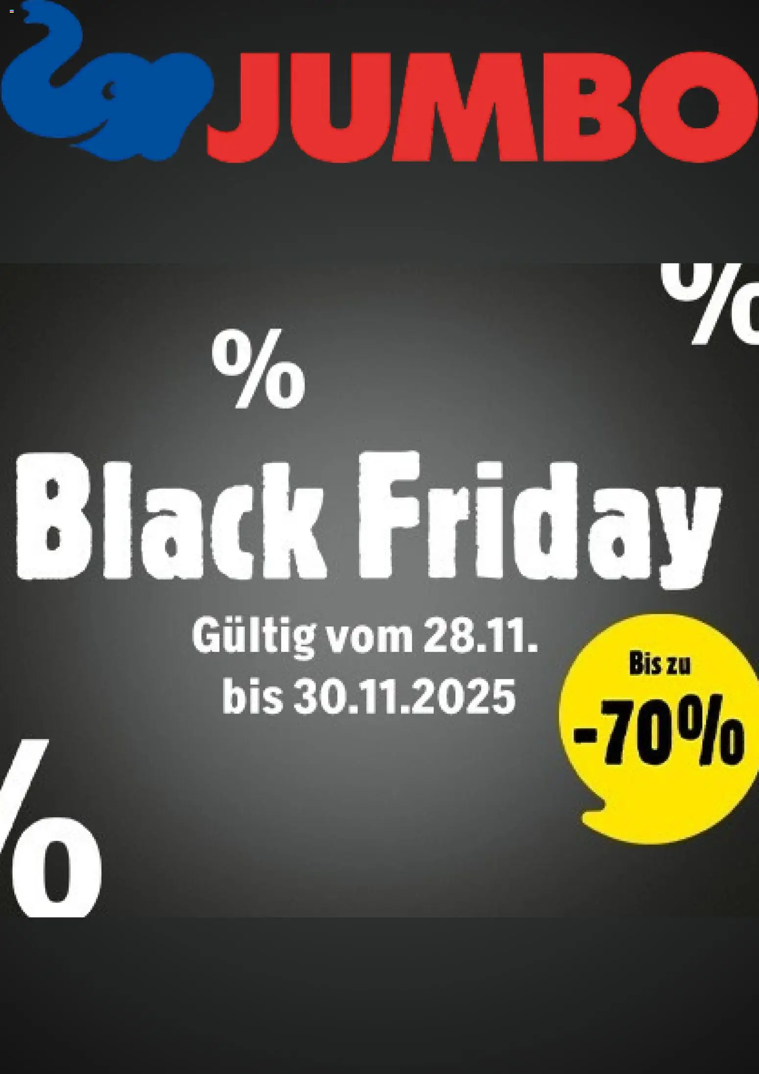 Vorschau des Merkblatts Black Friday vom Shop Jumbo gültig von 28.11.2025 bis 30.11.2025