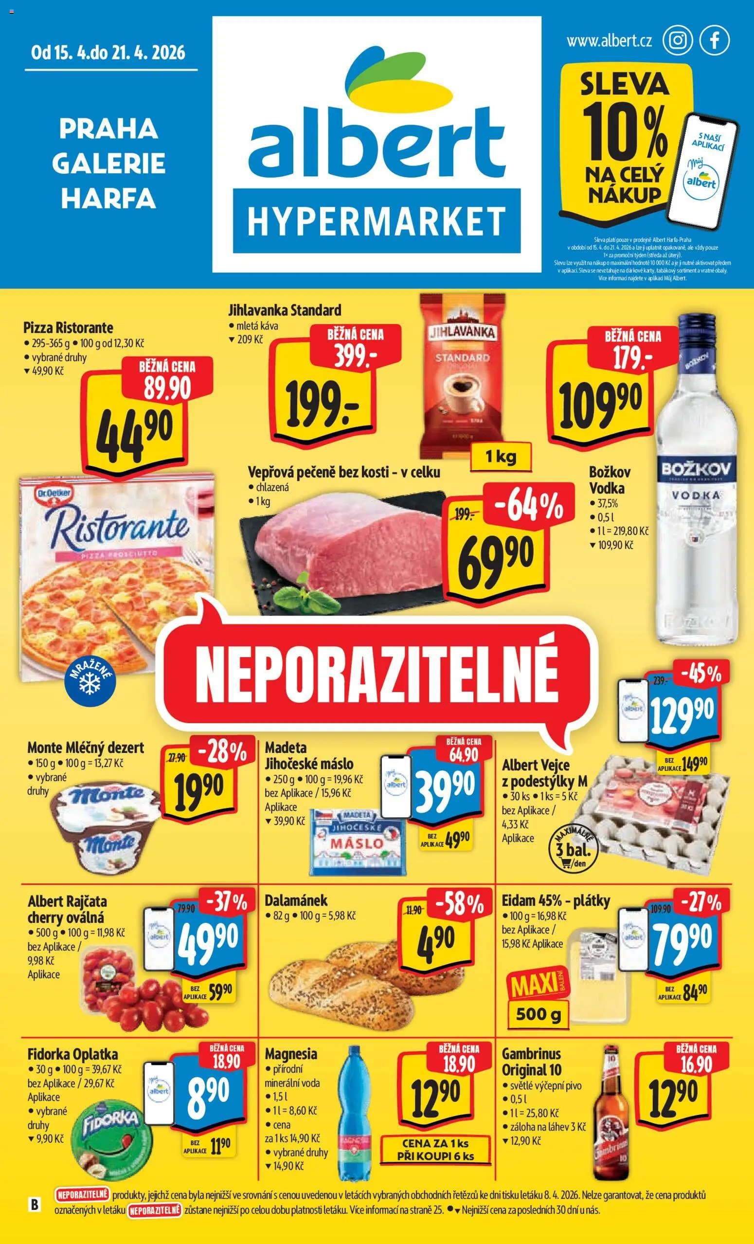 Náhled nabídky: Albert Albert leták - Hypermarket - Harfa platný od 15.04.2026