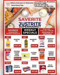 Preview of Saverite flyer valid from 23/03/2026