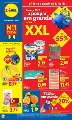 Pré-visualização do folheto da loja Lidl válida a partir de 05/01/2026